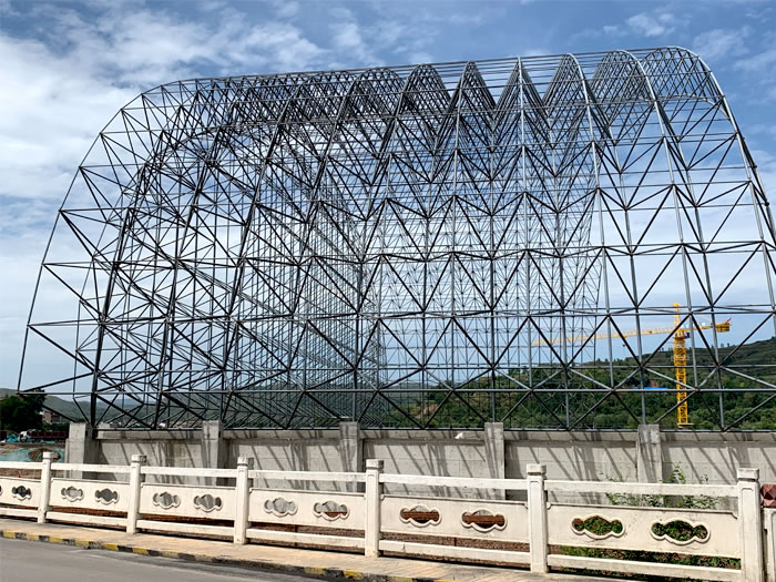 益阳山寨矿储煤棚网架